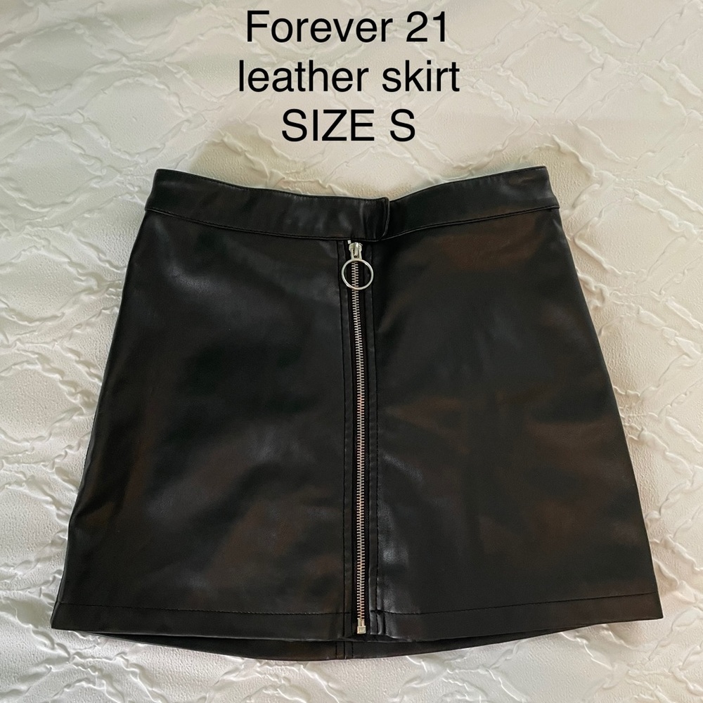 Forever 21 Leather mini skirt